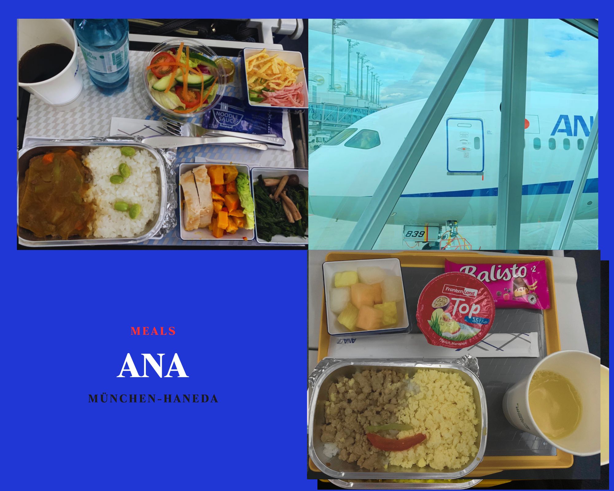 You are currently viewing ANA、ミュンヘン発・羽田行き、エコノミークラスの機内食